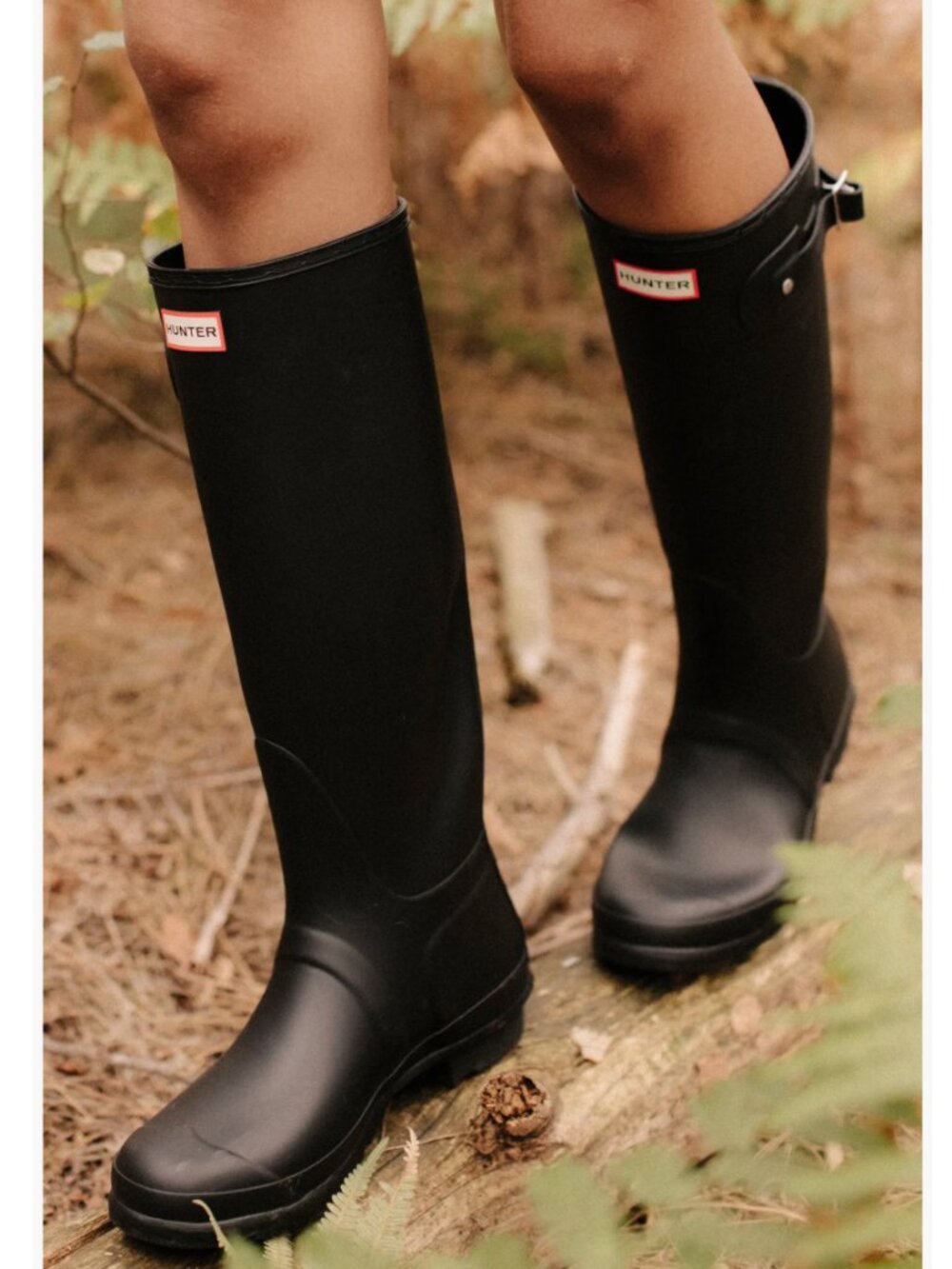 Hunter Original Tall Waterproof Rain Boot Black - Size 8 - New in Box